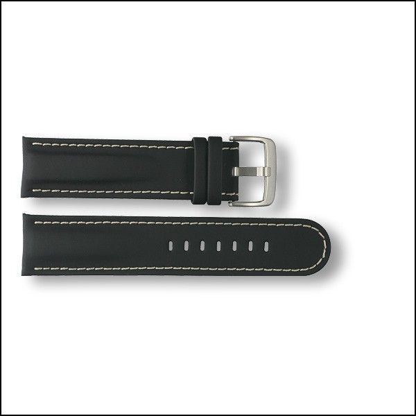 Rubberized leather strap Leviathan - 22mm